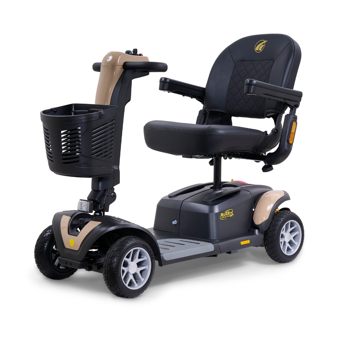 Golden Tech GP149A Buzzaround LX Extreme Luxury Full Size Travel Mobility Scooter - 4 Wheel - Senior.com Scooters
